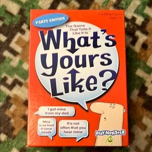 Play Monster—- What's Yours Like? Party Edition Game